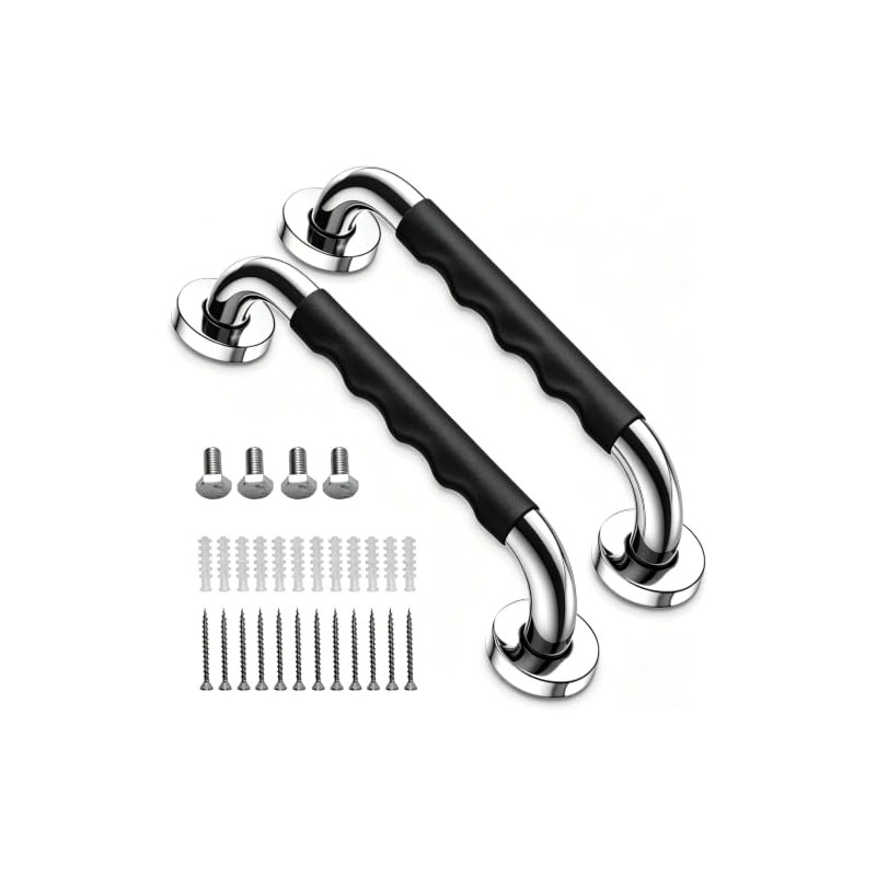 2 Pack Shower Grab Bars, 304 Stainless Steel Rail Bars
