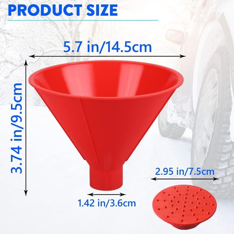 Magical Ice Scraper, 4 Pack Round Snow Scraper for Car