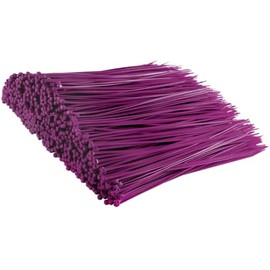 Gocableties Cable Ties, Pack of 1000, Purple, 300 mm x 4.8 mm with 22.2 kg Tensile Strength, UV Resistant Set