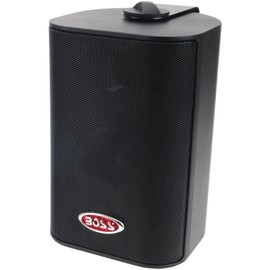Boss MR43B 4" 200-watt Indoor/outdoor 3-way Speakers (black), 1 Each