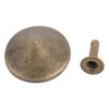 100 Sets Mushroom Rivets Stud 22mm DIY Iron Cone Spikes