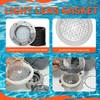 4 Inch Pool Light Lens Gasket, Compatible with 6 Inch