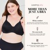 Leading Lady Brigitte Full Coverage Wireless Bra - Molded, Padded,