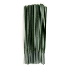 Set of 50 Wires, Length 9.4 inches (24 cm), Diameter 0.08 inches (2 mm), Artificial Flowers, Flower Arrangement Kit, Crafts, DIY, Green (Set of 50)