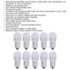 10pcs E14 Bulbs Energy Saving Warm White Light LED Small
