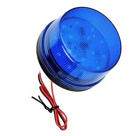 12V LED Strobe Beacon Emergency Alarm Warning Flashing Light Energy Saving Light Without Sound Adopt Multilayer LED ARC Surround Design