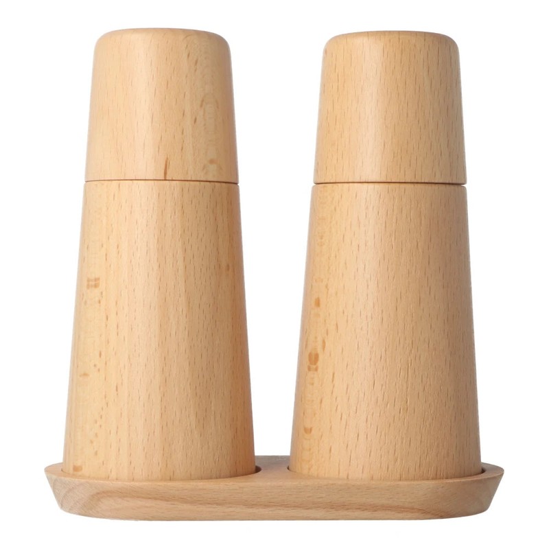 Sands Made Salt & Pepper Mill Bundle, Beechwood / Beechwood