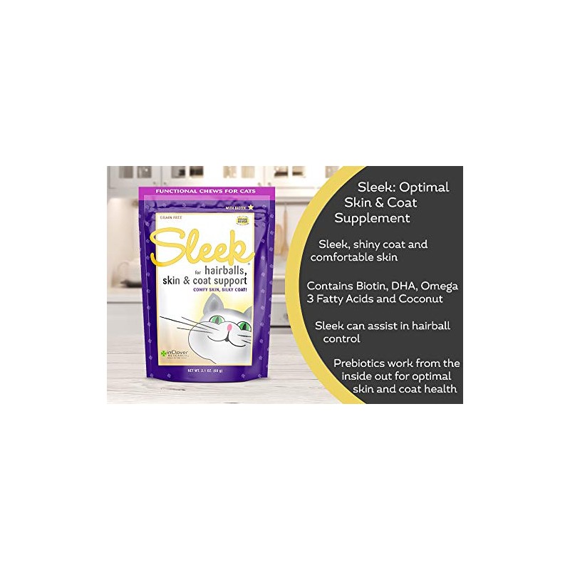 In Clover Sleek Daily Skin, Coat, and Hairballs Support Soft