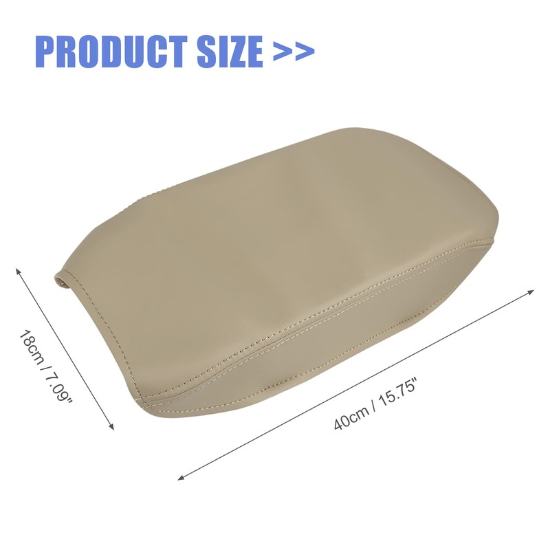 X AUTOHAUX Car Center Console Lid Armrest Seat Box Cover