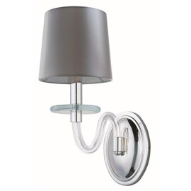 Maxim 27541CLPN, Venezia Wall Sconce, 1-Light, 40 Watts, Polished Nickel