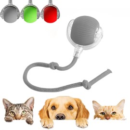 BEANPRECOY 1 PCS Interactive Dog Toys Interactive Rolling Dog Ball Smart Cat Toy Ball Rolling Dog Ball Cat Toys Rolling Ball Dog Ball Toy 360° Smart Automatic Rolling Ball Toy for Indoor Dogs/Cats