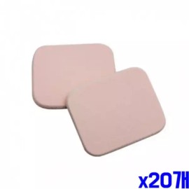 메이크업 사각 퍼프 43x52mm 2개입 X20개 미용 스폰지 [BHK23627] Makeup Square Puff 43x52mm 2pcs X20 Beauty Sponge