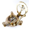 Brass Sundial Compass Maritime Pocket Sun Watch Compass Hiking/Travel/Camping