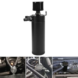 Oil Catch Can, High-Strength Metal Oil Catch Can Kit, Heat Resistant with Vent Filter, Universal for Vehicles