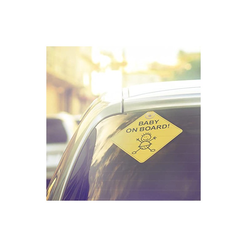 Topcom CP111 Child Safety Car Sign Baby on Board Gift
