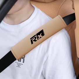 Treesiche Nappa Leather Seat Belt Shoulder Pad,Seat Belt Cover for Lexus RX 350 350h 500(2 Packs)