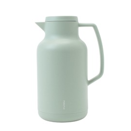 POKETLE Tabletop Pot, Thermal and Cold Insulation, Glass Thermos, 3.3 gal (1 L) Green