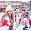 Veni Masee Winter Touchscreen Gloves, Snow Flower Print, Keep Warm,
