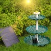 AISITIN 3.5w Solar Fountain Pump with 3 Tiered Bird Bath