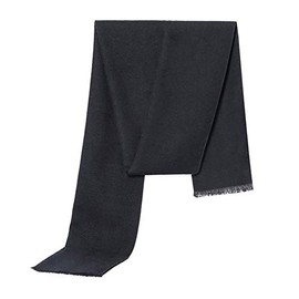 MMYOMI Mens Super Soft Silk Knitted Scarves Pure Color Neck Wrap for Autumn and Winter