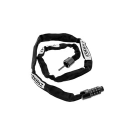 Zarker ZK1190 Bike Chain Lock - 4 Digit Resettable Combination, Anti-Theft Bicycle Lock, Length 900mm, Diameter 3.5mm, Weight 0.6lb