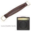 PU Leather Guitar Speaker Grip Internal Steel Amplifier Handle for