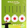 TOASIS Slingshot Practice Targets 12pcs Fabric Discs Target Assorted Sizes