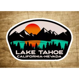 Lake Tahoe California Nevada Decal Sticker 3.75" X 2.5" Skiing Lakes Boating
