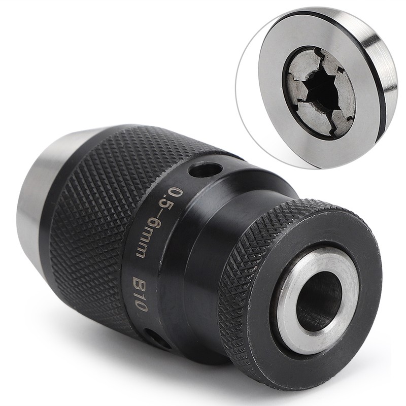 B10 Automatic Locking Drill Chuck Milling Machine Self Tighten Drill