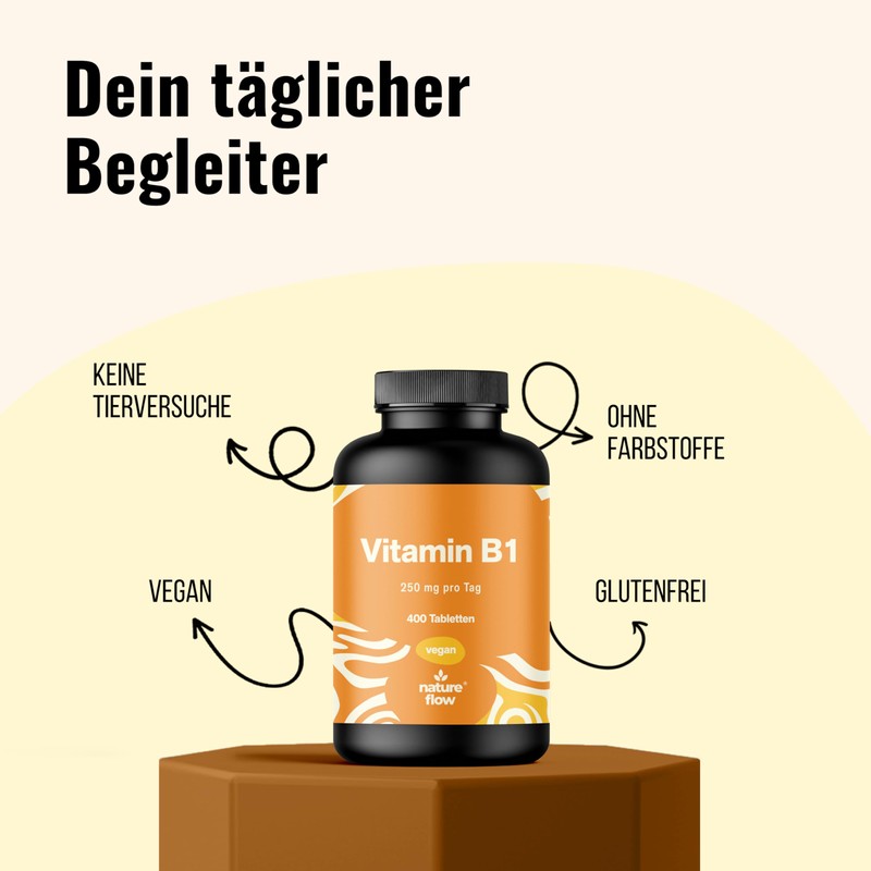 Vitamin B1 High Dose - 400 Tablets with 250 mg