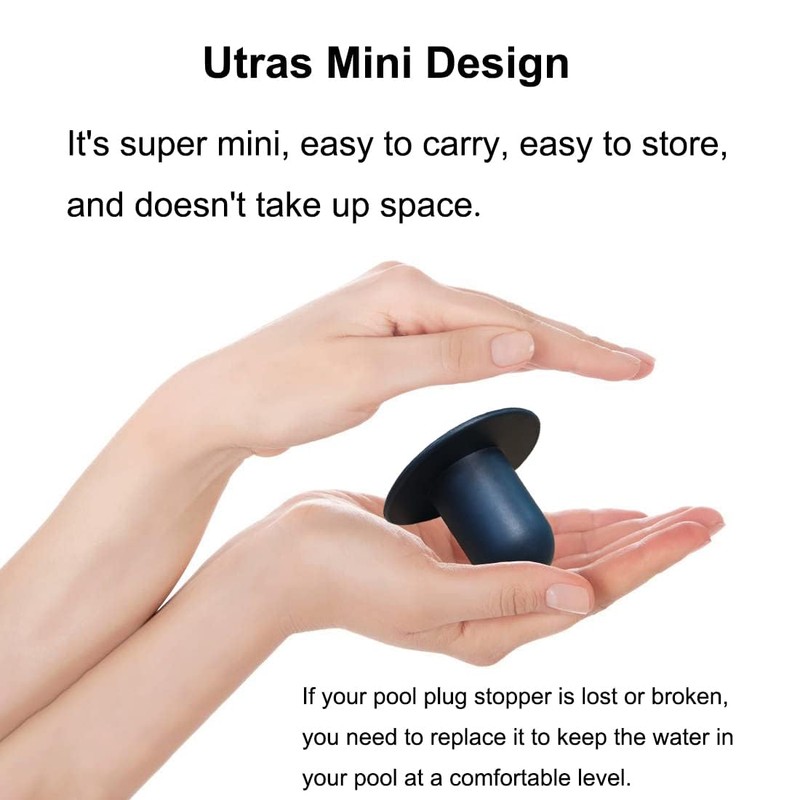 4 PCS Swimming Pool Pump Strainer Hole Plug Replacement for