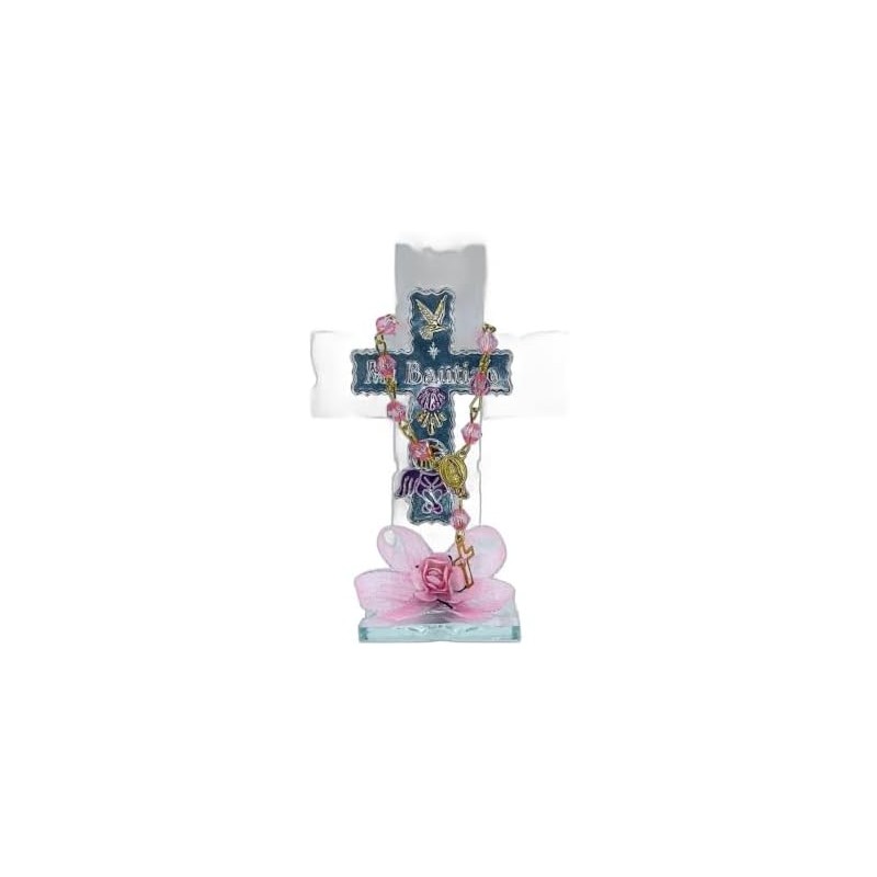 Cruz de Cristal Chica Recuerdo Niña 12 Piezas