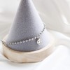 ZENONSONG Surgical Stainless Steel Silver Color Chain Anklet, Silver