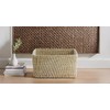 Handwoven Storage Baskets, Natural Woven Nesting Containers (Natural, Set of