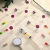 Threlaco 20 Pcs 3ml Sealed Sterile Empty Vials with Self