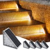 Clora 4 Pack Solar Outdoor Step Lights Triangle IP68 Waterproof