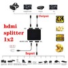 HighDefinition Multimedia Interface Splitter 1080P 1 in 2 Out 4K