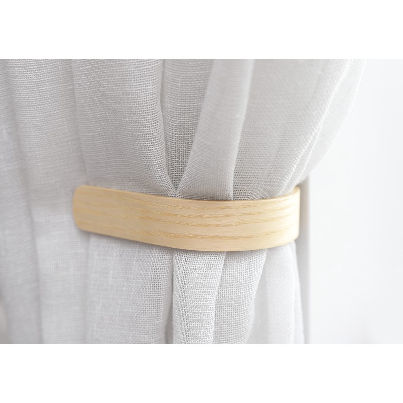 Wood Curtain Holdbacks - Set of 2 Modern Farmhouse Holdback