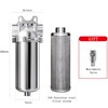 HQHAOTWU Front Filter Flow Water Purification Equitment 10inch Filter 304