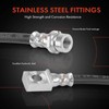 A-Premium Rear Left Driver Brake Hydraulic Hose Compatible with Ford