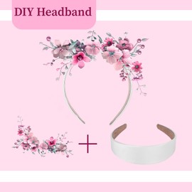 Pack of 4 Women's Wide Headband with Clips Headband Headband Women's Back Head Wide Hair Hoop Wide Hair Hoop Hair Band Girls Headbands White 1.5 cm, 2 cm, 3 cm, 4 cm