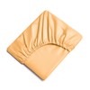 Oxford Homeware Ochre Double Fitted Sheet -100% Brushed Microfibre 1800
