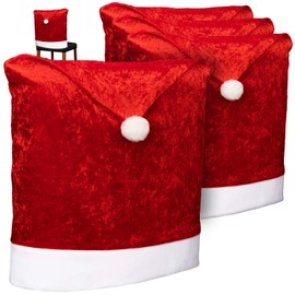 com-four® high-quality Christmas chair covers, Christmas decoration for chairs, premium chair covers in Christmas design