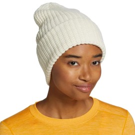 Alpine Design Women's Slouchy Waffle Beanie, Cream, One Size