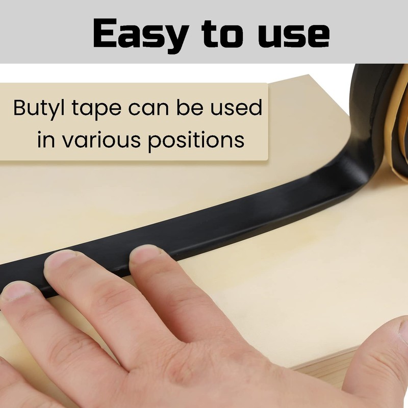 Lichamp Butyl Tape RV Butyl Sealant Tape, 3/4" Wide 1/4"