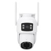 Dual Lens Security Camera 360° Pan Tilt Wireless Surveillance Camera