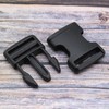 VGOL 8PCS Plastic Quick Side Release Buckle Clips Contoured Side