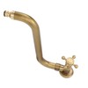 S Spout Antique Wall Mounted Faucet Single Cold Anti Freeze