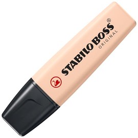 STABILO BOSS ORIGINAL Nature COLORS - Paquete de 4 - Beige, gris cálido, verde tierra, negro