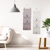PacuM 3 Pcs Wall Hanging Storage Bags Hanging Organiser Pockets
